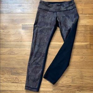 Lululemon Leggings 6 RARE pattern